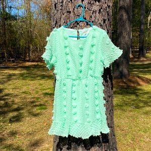 NWOT &merci Pom Pom Dress Mint Green Size M